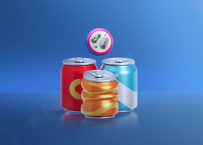 Contamination on Beverage Caps